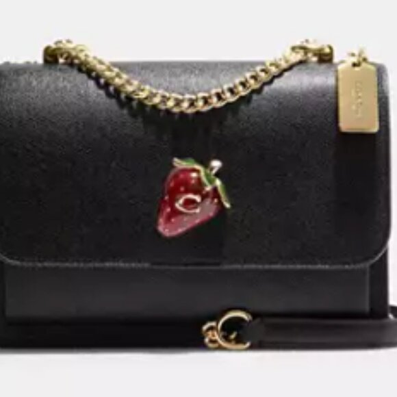 CLEARANCE| Coach Klare Crossbody Bag With Strawberry - Picture 3 of 6